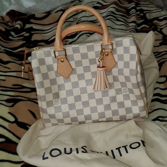 ❗️SOLD❗️HP🎉Louis Vuitton Damier Azur Speedy 25 - Picture 3 of 16